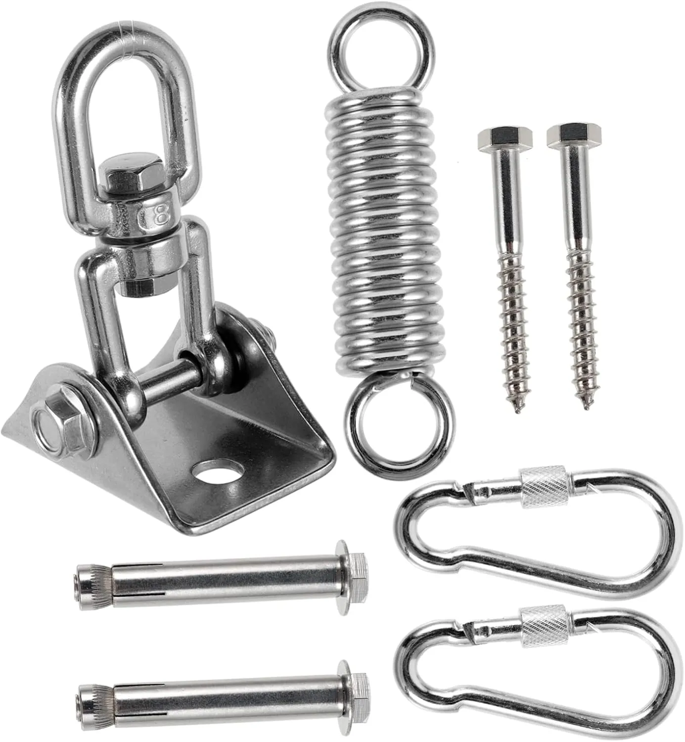 YARNOW 1set Sturdy Hammock Hooks Set Heavy Duty Hanging Kit for Swings Chairs and Light Fixtures Easy Install and Support for Indoor and Outdoor Use