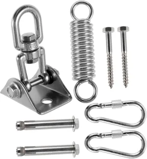 YARNOW 1set Sturdy Hammock Hooks Set Heavy Duty Hanging Kit for Swings Chairs and Light Fixtures Easy Install and Support for Indoor and Outdoor Use