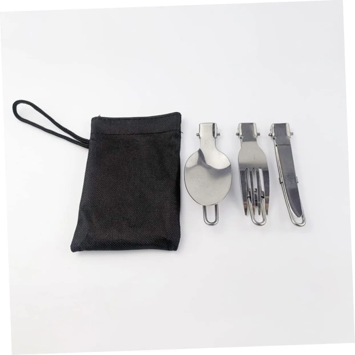 YARNOW Outdoor Camping Pot Cookware Camping Kit Gadgets Portable Camping Knife Carrier Camping Stove Kettle