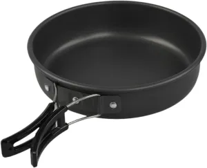 Yiju Camping Frying Pan Portable Camping Skillet for Backpacking Outdoor Barbecue