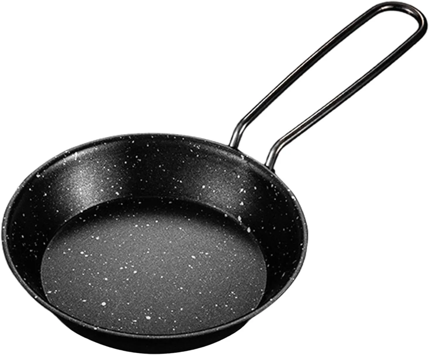 YIJU Outdoor Frying Pan Non Stick with Folding Handle Portable Griddle Pans Grill Pan for Indoor Outdoor Picnics Backyard Barbecue, 12cm