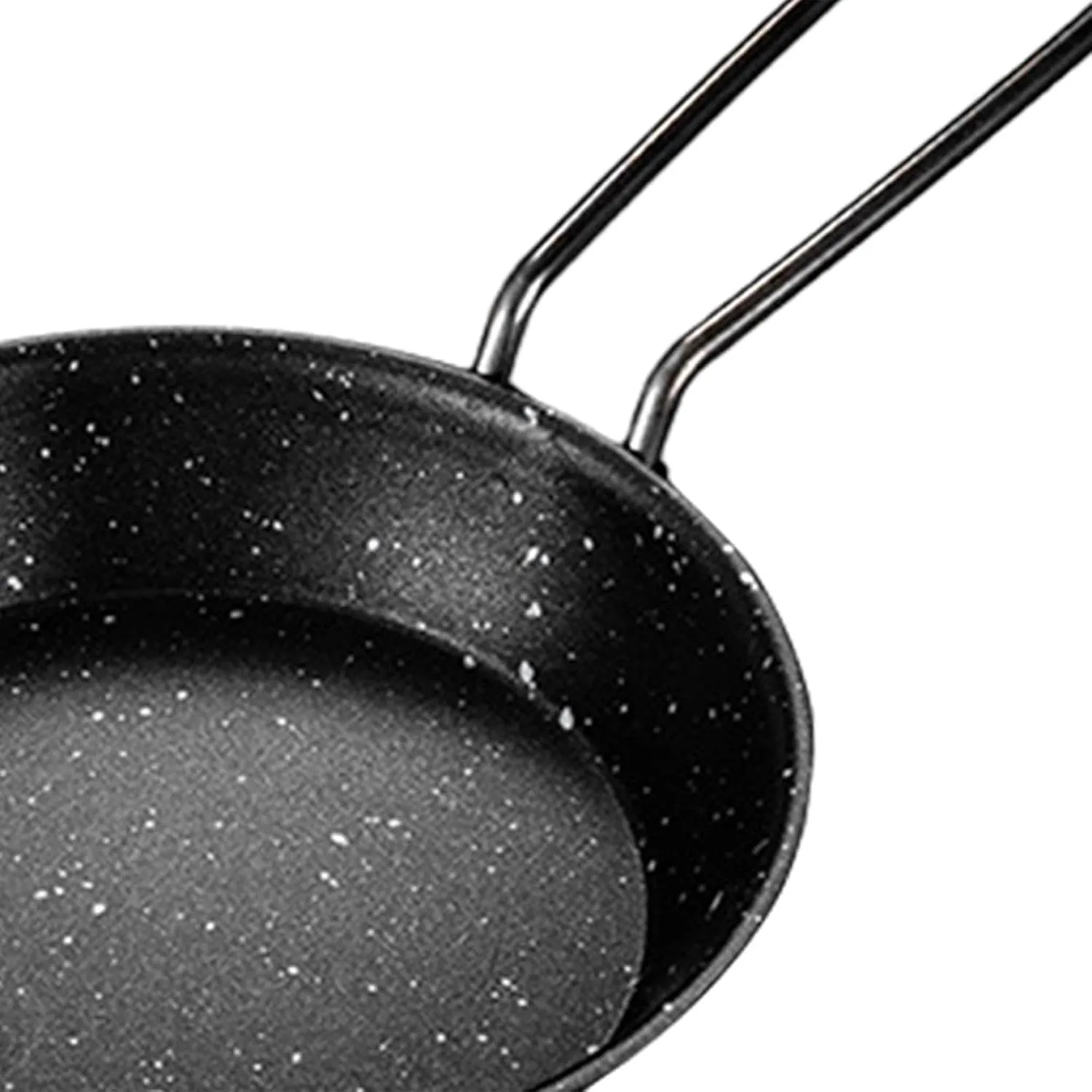 YIJU Outdoor Frying Pan Non Stick with Folding Handle Portable Griddle Pans Grill Pan for Indoor Outdoor Picnics Backyard Barbecue, 12cm