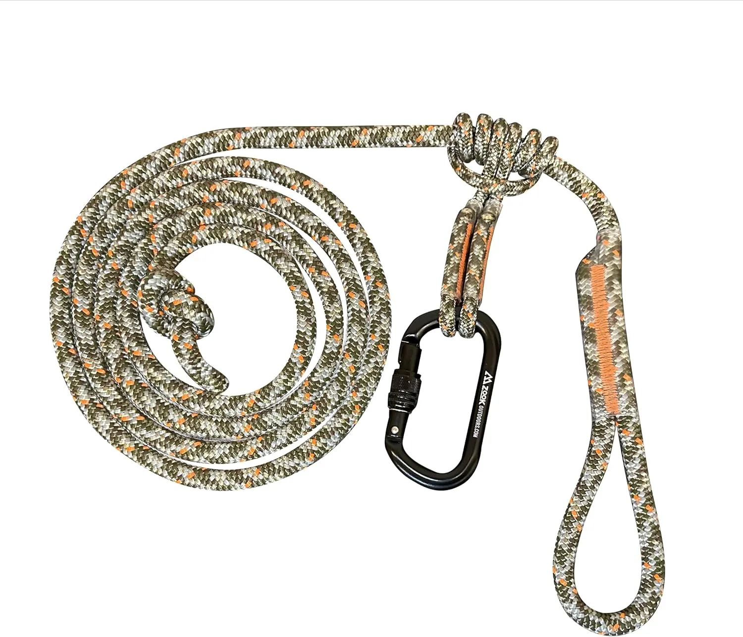 ZOOK Tree Tether 2.0 Tree Stand Safety Rope Saddle Hunting Gear Treestand Safety Line Tree Tether Rope, Camouflage